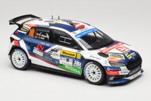 Skoda Fabia Rally2 #10 S. Wagner / G. Winter Barum Czech Rally Zlín 2024 IXO 1:18 18RMC221 Metall - pilt 4/6