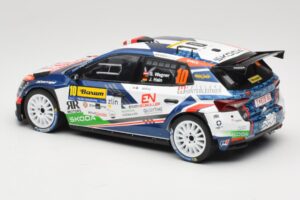 Skoda Fabia Rally2 #10 S. Wagner / G. Winter Barum Czech Rally Zlín 2024 IXO 1:18 18RMC221 Metall - pilt 5/6