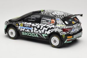 Skoda Fabia Rally2 #20 O. Solberg / E. Edmund Safari Rally Kenya 2024 IXO 1:18 18RMC222 Metall - pilt 5/6