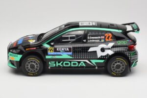 Skoda Fabia Rally2 #22 Toksport G. Greensmith / J. Andersson Safari Rally Kenya 2024 IXO 1:18 18RMC209 Metall - pilt 3/6
