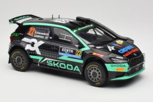 Skoda Fabia Rally2 #22 Toksport G. Greensmith / J. Andersson Safari Rally Kenya 2024 IXO 1:18 18RMC209 Metall - pilt 4/6