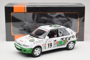Skoda Felicia Kit Car #19 P. Sibera / P. Gross Tour de Corse 1995 IXO 1:18 18RMC149B Metall - pilt 6/6