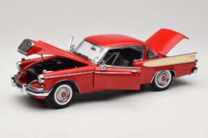 Studebaker Golden Hawk Apache Red Motor City 1:18 80009 Metall - pilt 2/8