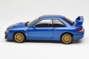 Subaru Impreza 22B Upgraded Version Sinine Kullatud Velgedega AUTOart 1:18 78602 Metall - pilt 4/8