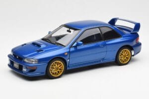 Subaru Impreza 22B Upgraded Version Sinine Kullatud Velgedega AUTOart 1:18 78602 Metall