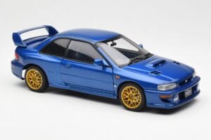 Subaru Impreza 22B Upgraded Version Sinine Kullatud Velgedega AUTOart 1:18 78602 Metall - pilt 6/8