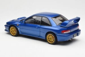 Subaru Impreza 22B Upgraded Version Sinine Kullatud Velgedega AUTOart 1:18 78602 Metall - pilt 7/8