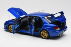 Subaru Impreza WRX STI GD Sinine AUTOart 1:18 78681 Metall - pilt 5/8