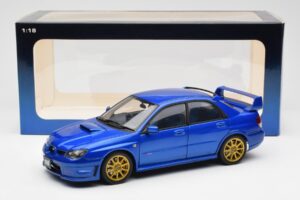 Subaru Impreza WRX STI GD Sinine AUTOart 1:18 78681 Metall - pilt 8/8