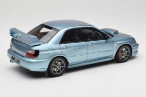 Subaru Impreza WRX STi WR1 GD P. Solberg Edition Ice Blue Metallic Otto 1:18 OT1114 Vaik - pilt 2/6