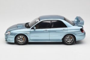 Subaru Impreza WRX STi WR1 GD P. Solberg Edition Ice Blue Metallic Otto 1:18 OT1114 Vaik - pilt 3/6