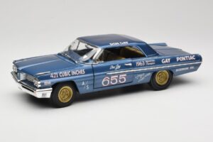 Pontiac Catalina Super Duty Super Stock #655 Sinine 1962 Auto World 1:18 AW201/06 Metall