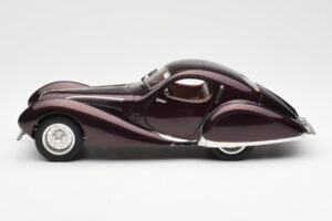 Talbot-Lago T150 C-SS Figoni & Falaschi Teardrop Tume Bordeaux Metallik CMC 1:18 M-179 Metall - pilt 3/6
