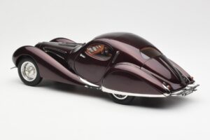 Talbot-Lago T150 C-SS Figoni & Falaschi Teardrop Tume Bordeaux Metallik CMC 1:18 M-179 Metall - pilt 4/6
