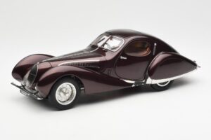 Talbot-Lago T150 C-SS Figoni & Falaschi Teardrop Tume Bordeaux Metallik CMC 1:18 M-179 Metall