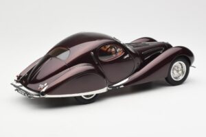 Talbot-Lago T150 C-SS Figoni & Falaschi Teardrop Tume Bordeaux Metallik CMC 1:18 M-179 Metall - pilt 5/6