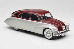 Tatra 87 Hõbe & Tumepunane MCG 1:18 MCG18067 Metall - pilt 4/6