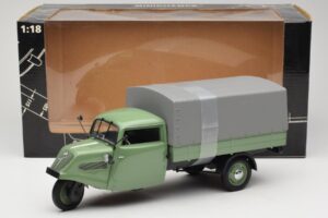 Tempo Dreirad Canvas Roheline Minichamps 1:18 180099020 Metall - pilt 8/8