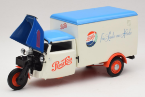 Tempo Dreirad Kastenwagen Pepsi Minichamps 1:18 150099024 Metall - pilt 2/8