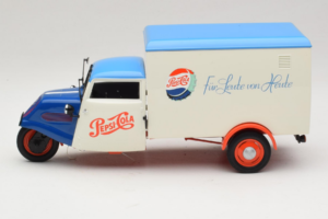 Tempo Dreirad Kastenwagen Pepsi Minichamps 1:18 150099024 Metall - pilt 4/8