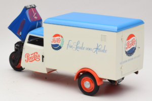 Tempo Dreirad Kastenwagen Pepsi Minichamps 1:18 150099024 Metall - pilt 5/8