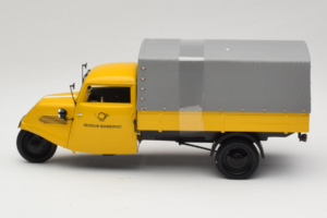 Tempo Hanseat Kastenwagen Deutsche Post Minichamps 1:18 TEMPO001 Metall - pilt 3/6