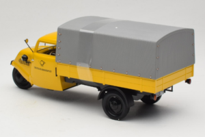Tempo Hanseat Kastenwagen Deutsche Post Minichamps 1:18 TEMPO001 Metall - pilt 5/6