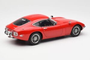 Toyota 2000 GT Punane AUTOart 1:18 78741 Metall - pilt 3/8