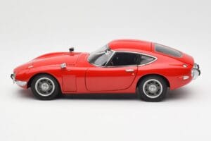 Toyota 2000 GT Punane AUTOart 1:18 78741 Metall - pilt 4/8