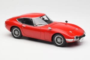 Toyota 2000 GT Punane AUTOart 1:18 78741 Metall - pilt 6/8