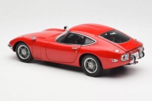 Toyota 2000 GT Punane AUTOart 1:18 78741 Metall - pilt 7/8