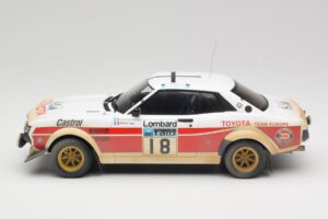 Toyota Celica 2000 GT RA21 #18 J-L. Therier RAC Rally 1977 IXO 1:18 18RMC189C Metall - pilt 3/6