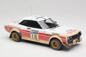 Toyota Celica 2000 GT RA21 #18 J-L. Therier RAC Rally 1977 IXO 1:18 18RMC189C Metall - pilt 4/6