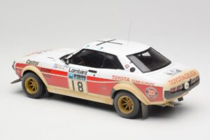 Toyota Celica 2000 GT RA21 #18 J-L. Therier RAC Rally 1977 IXO 1:18 18RMC189C Metall - pilt 5/6