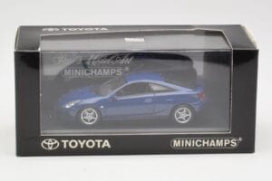 Toyota Celica T200 Tumesininen Minichamps 1:43 TOYOTA006 Metall - pilt 4/4