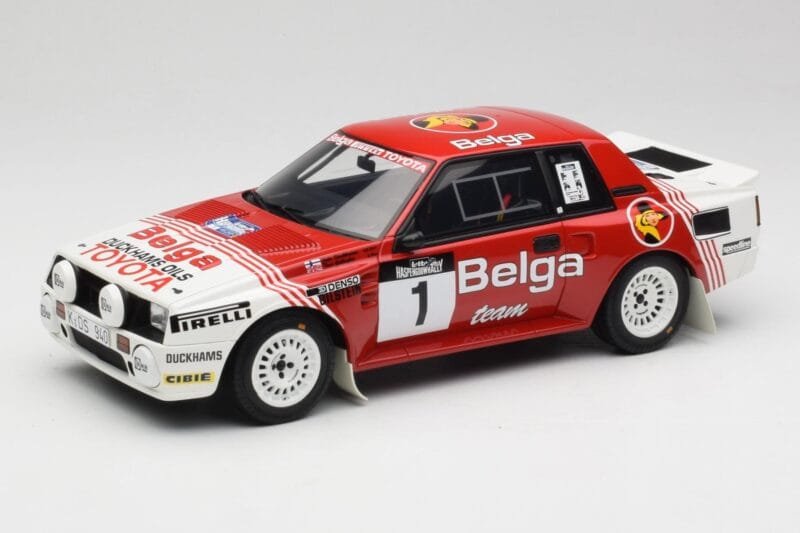 Toyota Celica Twin-Cam Turbo Team Belga #1 J. Kankkunen / F. Gallagher Haspengouw Rally 1995 Otto 1:18 OT1143 Vaik