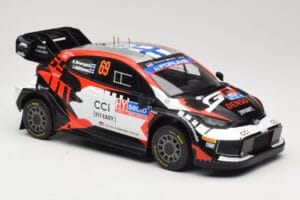 Toyota GR Yaris Rally1 #69 Toyota Gazoo Racing WRT K. Rovanpera / J. Halttunen Rally Finland 2024 IXO 1:18 18RMC218 Metall - pilt 4/6