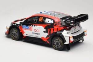 Toyota GR Yaris Rally1 #69 Toyota Gazoo Racing WRT K. Rovanpera / J. Halttunen Rally Finland 2024 IXO 1:18 18RMC218 Metall - pilt 5/6