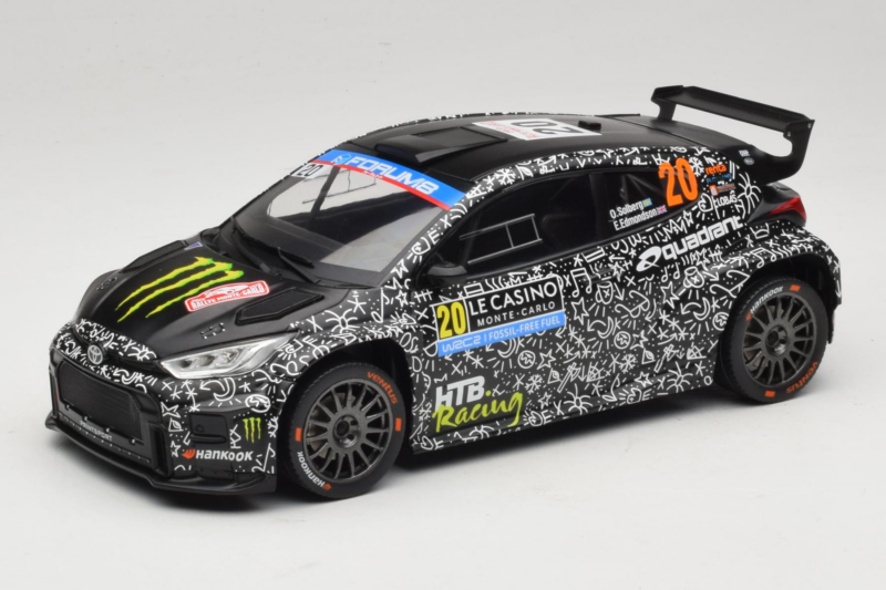Toyota GR Yaris Rally2 #20 O. Solberg / E. Edmondson Rally Monte Carlo 2025 IXO 1:18 18RMC232 Metall