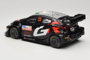 Toyota GR Yaris Rally1 #33 E. Evans / S. Martin Rally Japan Winner 2024 IXO 1:18 18RMC227 Metall - pilt 5/6