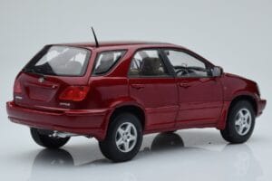 Toyota Harrier Punane Metallic AUTOart 1:18 70035 Metall - pilt 3/8