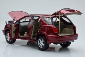 Toyota Harrier Punane Metallic AUTOart 1:18 70035 Metall - pilt 5/8