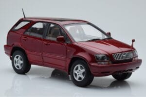 Toyota Harrier Punane Metallic AUTOart 1:18 70035 Metall - pilt 6/8