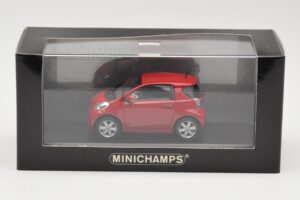 Toyota iQ Punane Minichamps 1:43 400166800 Metall - pilt 4/4