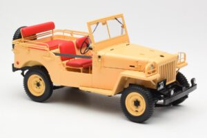 Toyota Land Cruiser BJ Beež Kyosho 1:18 08959BE Metall - pilt 6/8