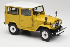 Toyota Land Cruiser FJ40 Sinepi Kollane Kyosho 1:18 08971Y Metall - pilt 6/8