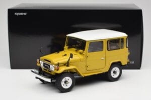 Toyota Land Cruiser FJ40 Sinepi Kollane Kyosho 1:18 08971Y Metall - pilt 8/8