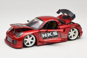 Toyota MR2 Spyder ZZW30 Tuned Punane Jada 1:18 63194 Metall - pilt 2/8