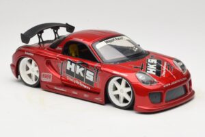 Toyota MR2 Spyder ZZW30 Tuned Punane Jada 1:18 63194 Metall - pilt 6/8