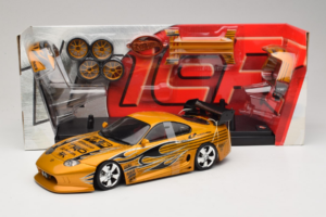 Toyota Supra A80 Kuldne Tunerz Edition Hot Wheels 1:18 B6091 Metall - pilt 2/7